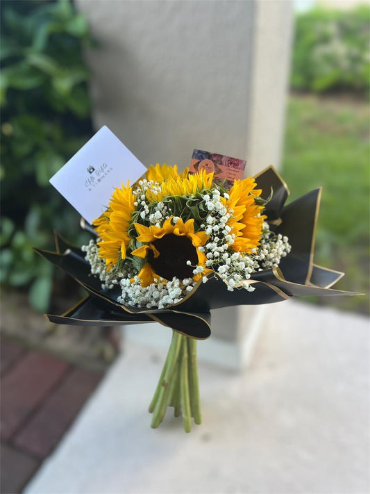 Sunflowers bouquet